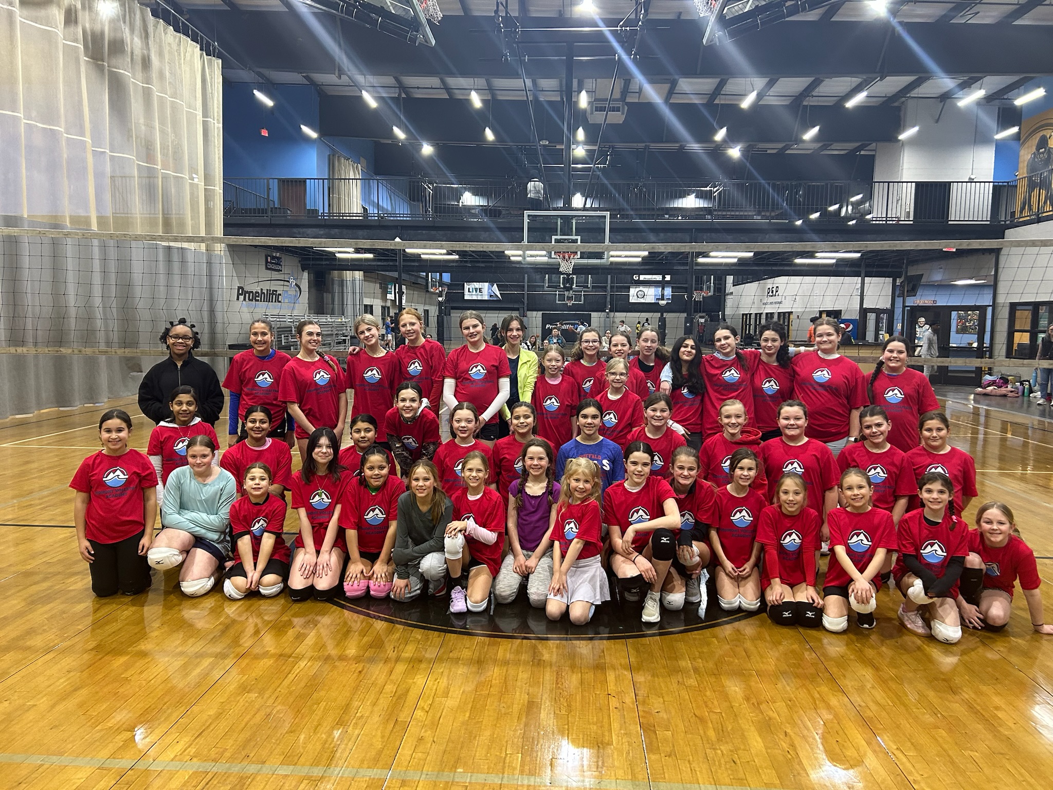 PVA athletes training